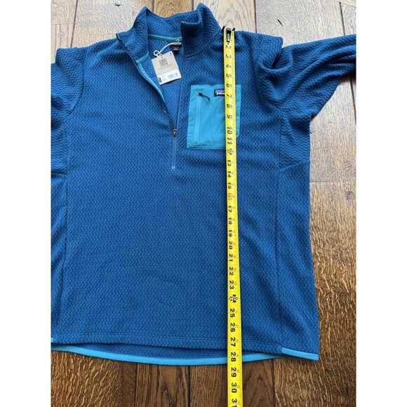 Patagonia Men's R1 Air Zip Neck Pullover Lagom Blue Size Large NWT $129 Retail - Picture 5 of 6
